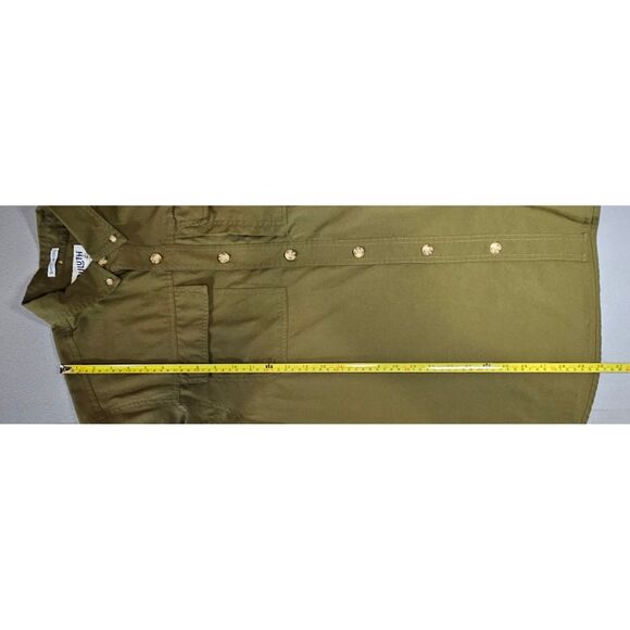 Duluth Trading Company Mens M Olive Action Standard Fit Long Sleeve Shirt - Picture 6 of 10